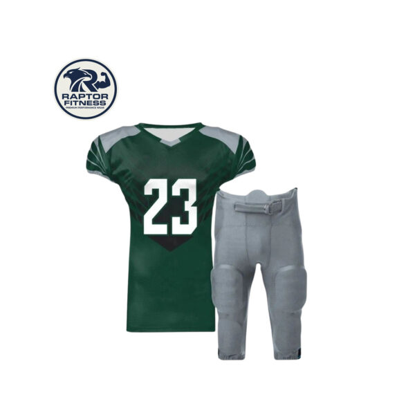 Custom Sublimated American Football Uniforms by Raptor Fitness: Premium Bulk Team Outfitting