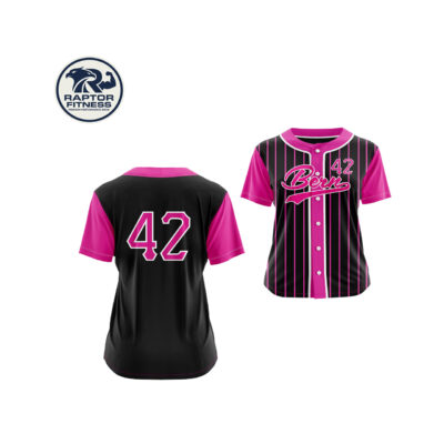 Ladies Custom Full-Button Baseball Uniforms