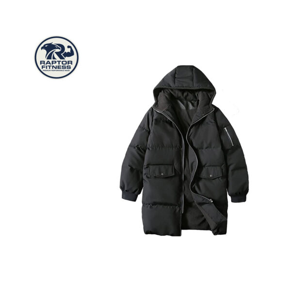 Raptor Fitness Wear Premium Bubble Puffer Jacket with Fur Hood | Custom Winter Bomber Jacket for Men & Women