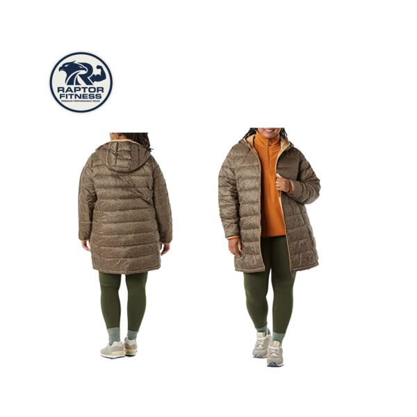 Raptor Fitness Wear Premium Bubble Puffer Jacket with Fur Hood | Custom Winter Bomber Jacket for Men & Women