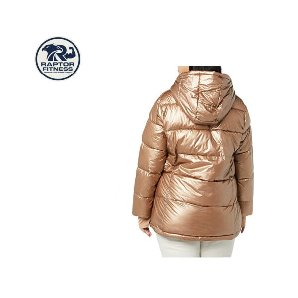 Raptor Fitness Wear Premium Bubble Puffer Jacket with Fur Hood | Custom Winter Bomber Jacket for Men & Women