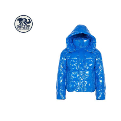 Raptor Fitness Wear Premium Bubble Puffer Jacket with Fur Hood | Custom Winter Bomber Jacket for Men & Women
